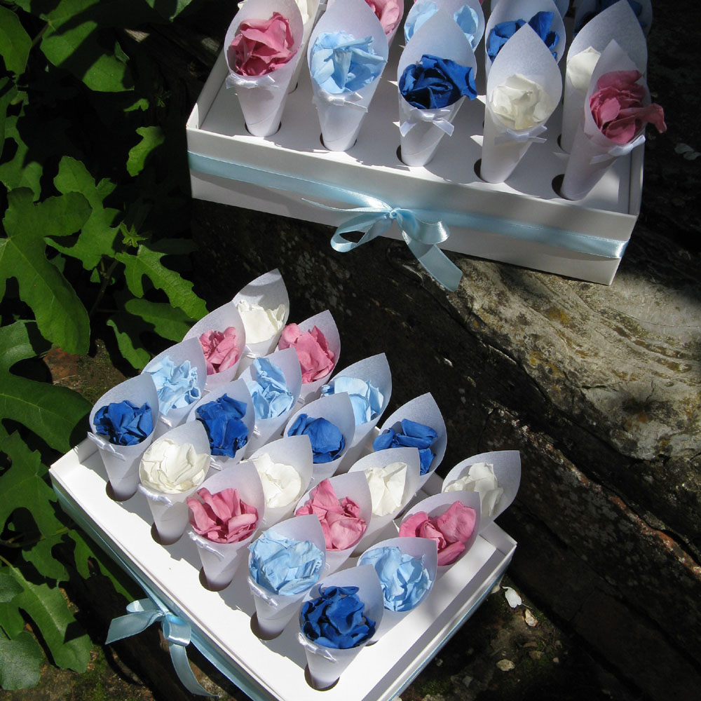 Confetti Cone Stand for displaying your Wedding Confetti Cones