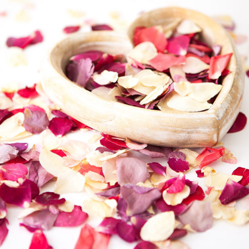 Create Your Own Bespoke Mix - Small Natural Rose Petal Confetti