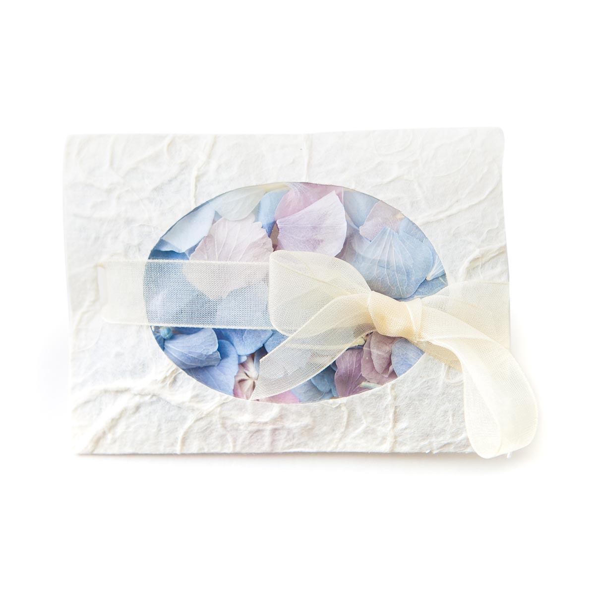 Biodegradable Confetti - Lilac, Blue & White Hydrangea Petals - Petal Envelope