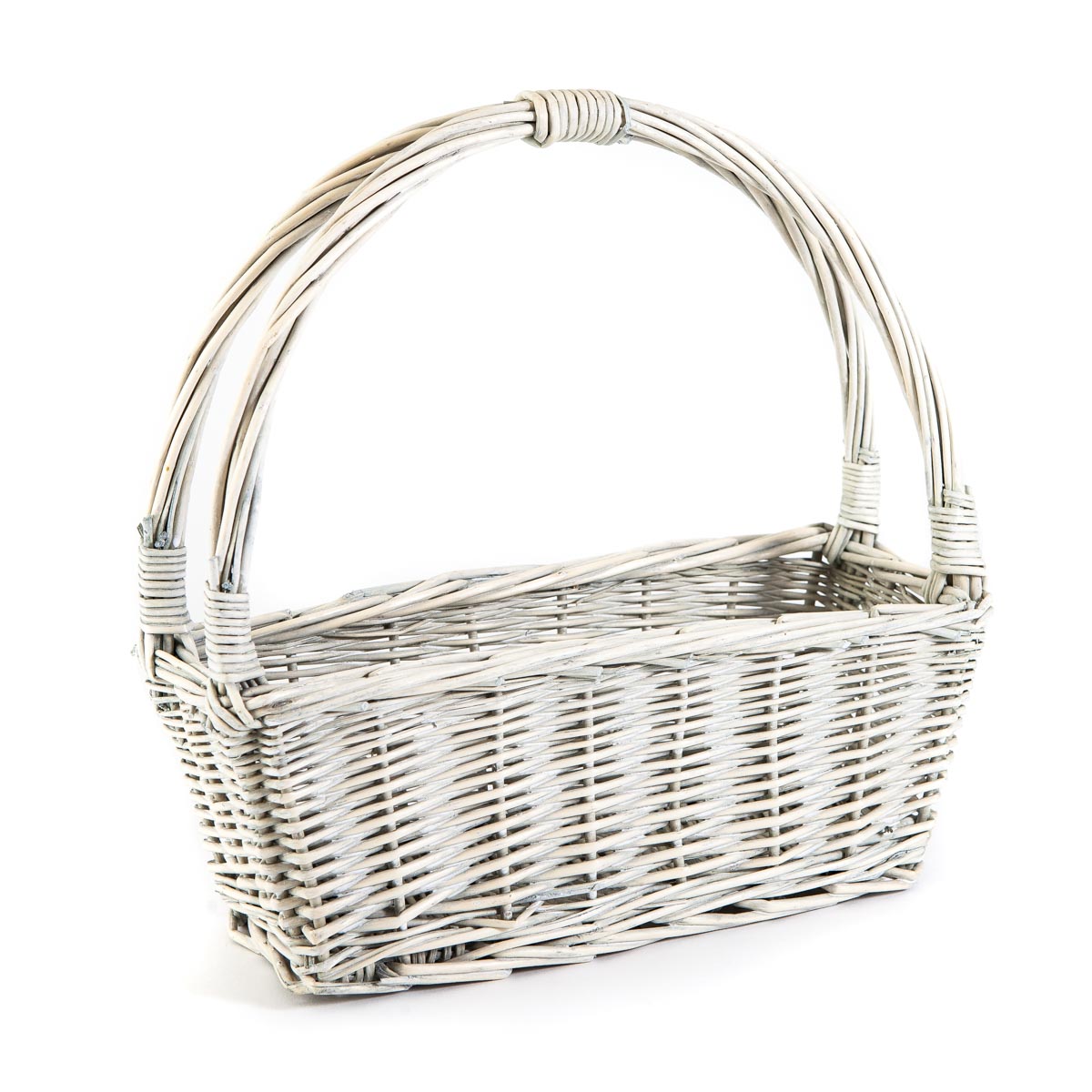 small white basket