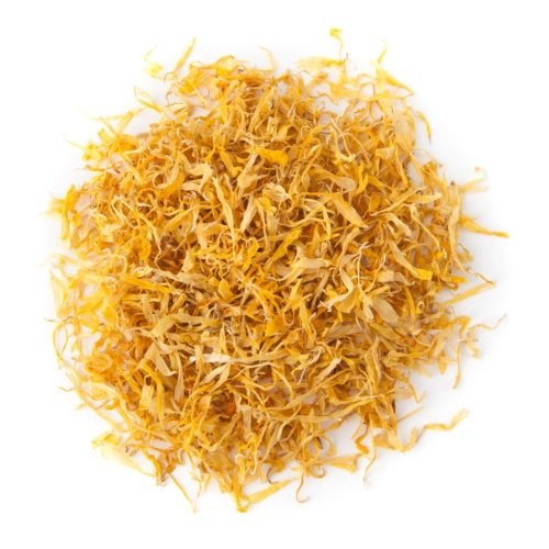 A pile of yellow Marigold Wildflower Confetti