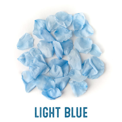 Light Blue coloured Rose Petal Confetti