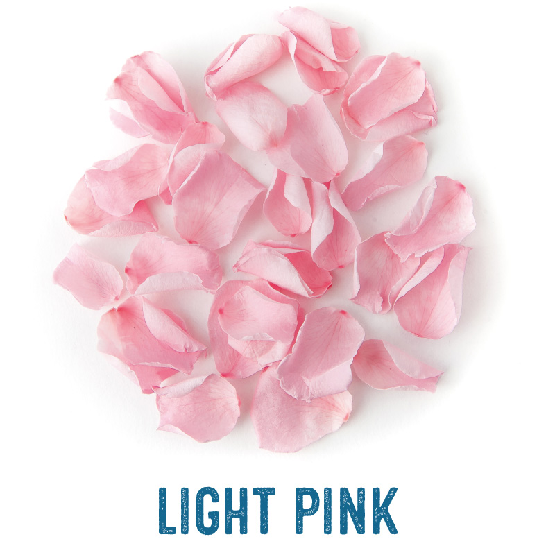 Light Pink coloured Rose Petal Confetti
