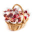 Flower Girl Basket - Rainbow Rose Petals