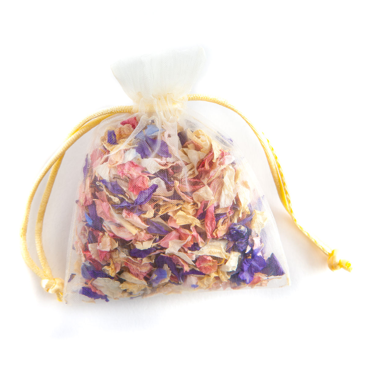Biodegradable Confetti - Rainbow Delphiniums - Petal Bag