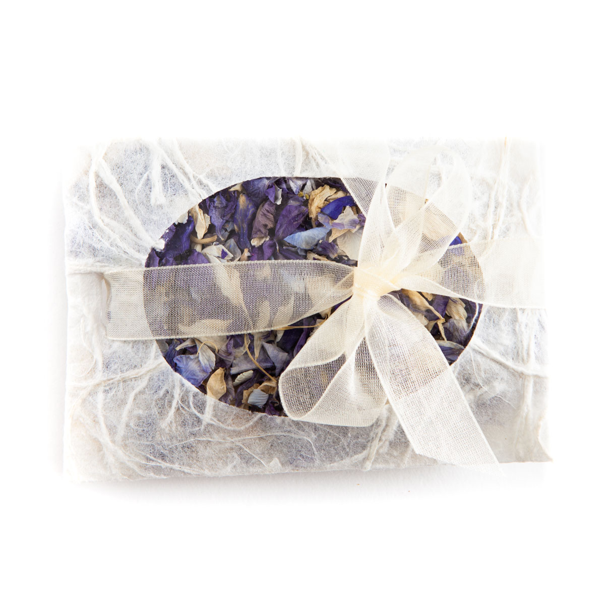 Biodegradable Confetti - Violet Mix Delphiniums - Petal Envelope