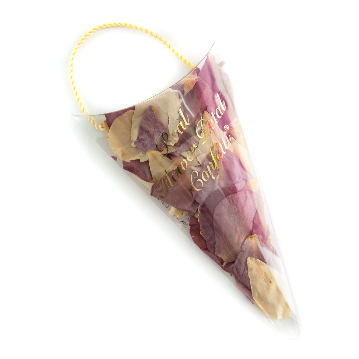 Biodegradable Confetti - Lilac & Cream Rose Petals - Petal Sachet