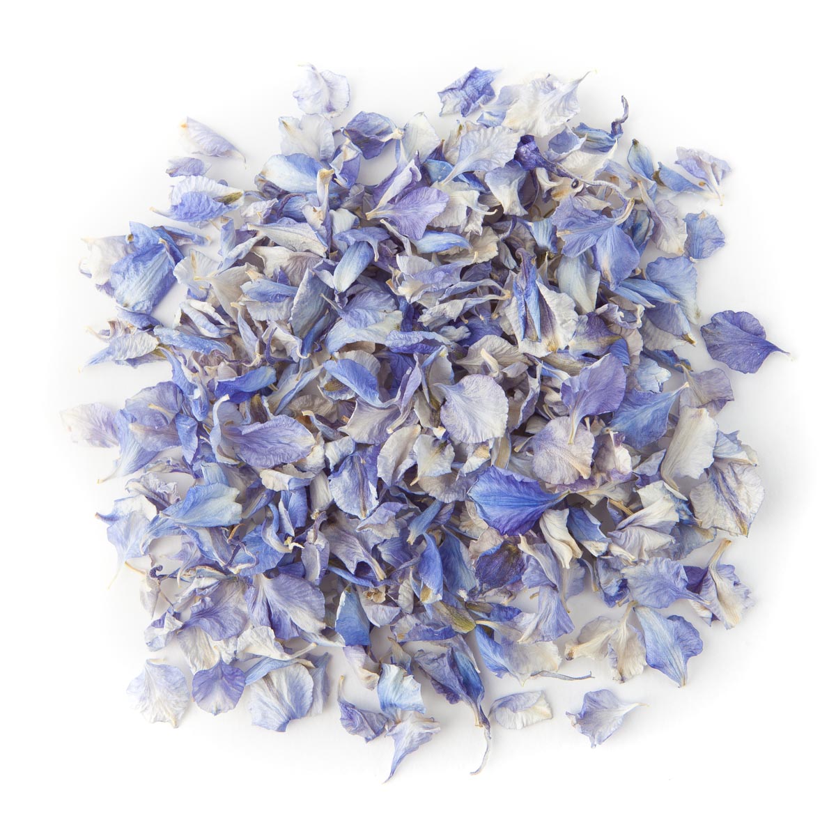 Petal Confetti - Azure Blue Delphinium Petals