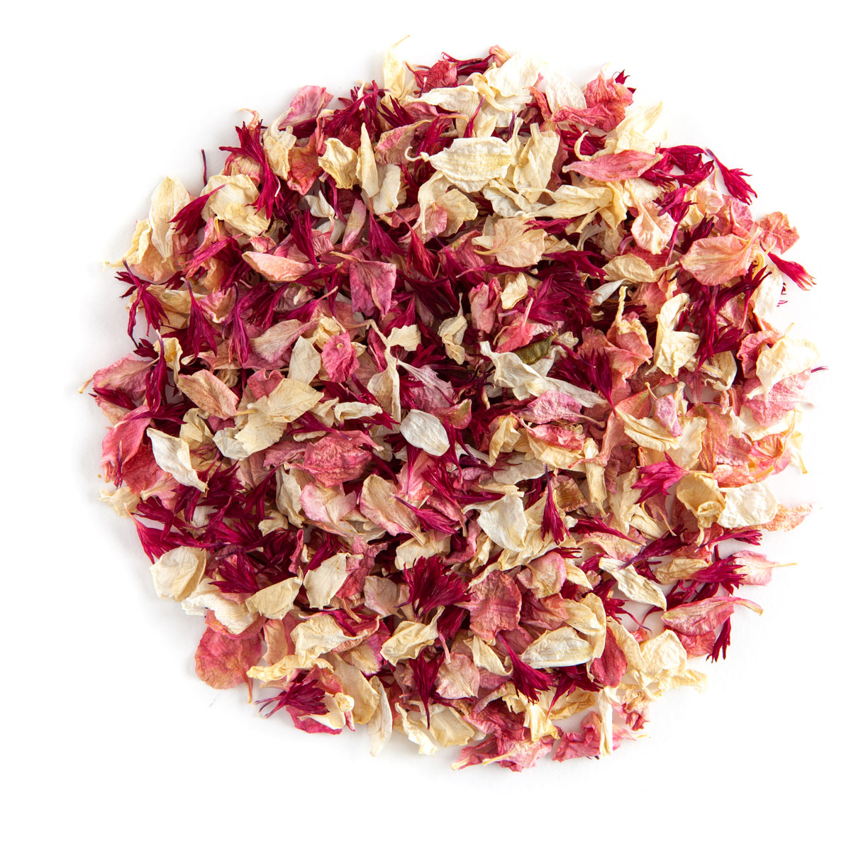 Ruby Twist confetti petals - Biodegradable Confetti - Real Flower Petal Confetti