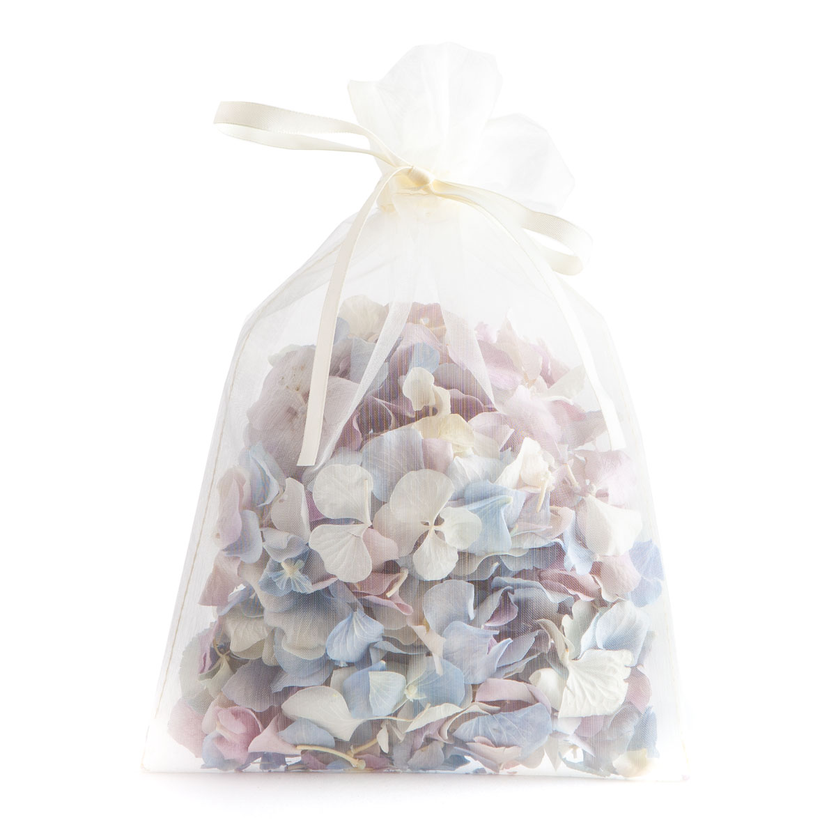 Biodegradable Confetti - Lilac, Blue & White Hydrangea Petals - 10 Handful Bag
