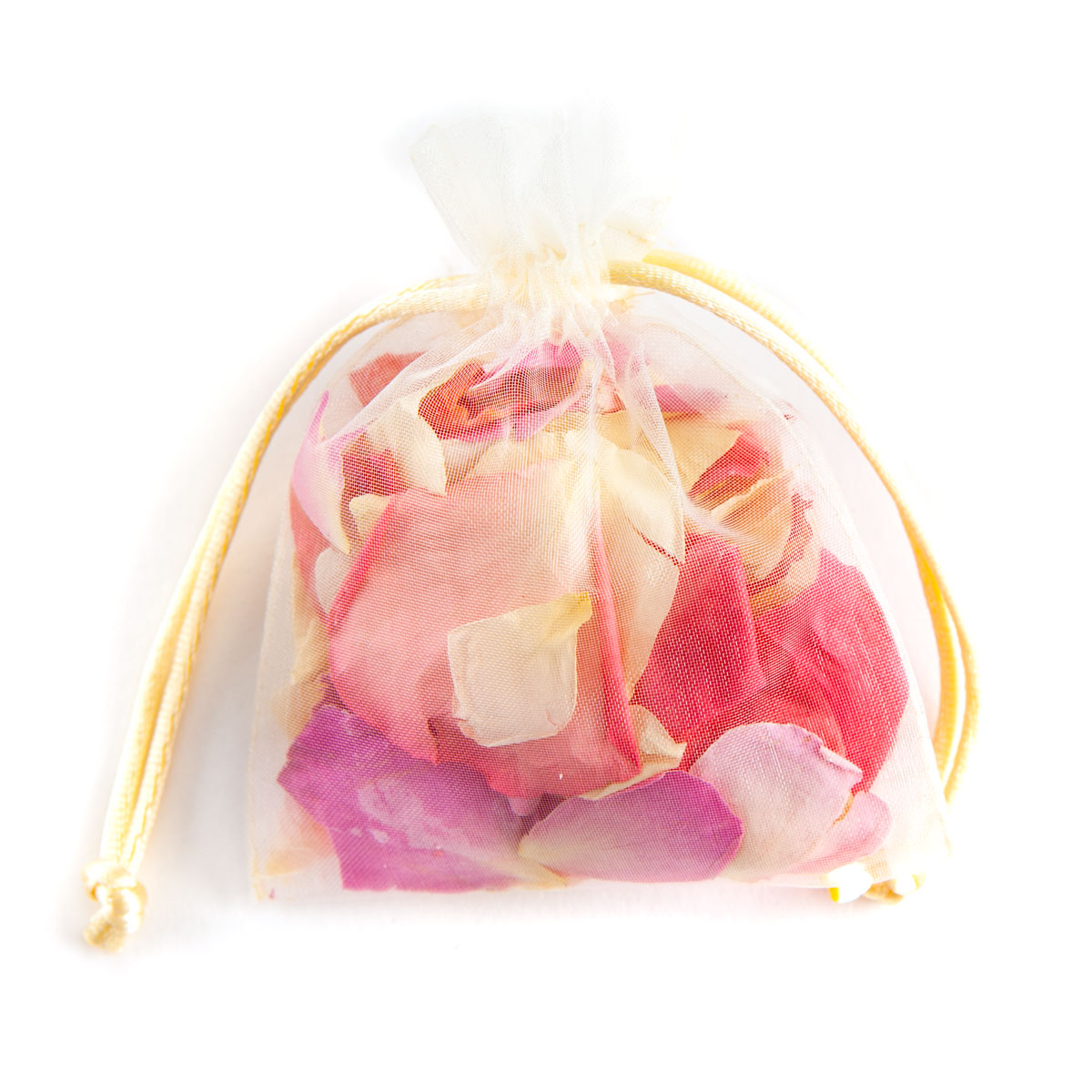 Biodegradable Confetti - Bright Pink Mix Rose Petals - Petal Bag