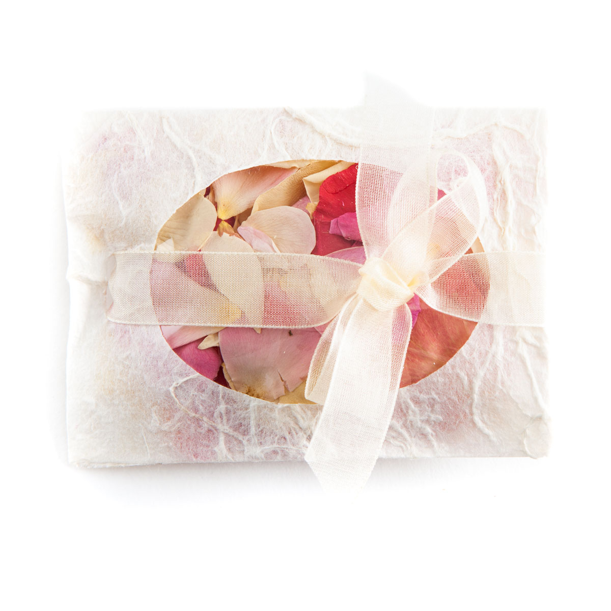 Biodegradable Confetti - Bright Pink Mix Rose Petals - Petal Envelope