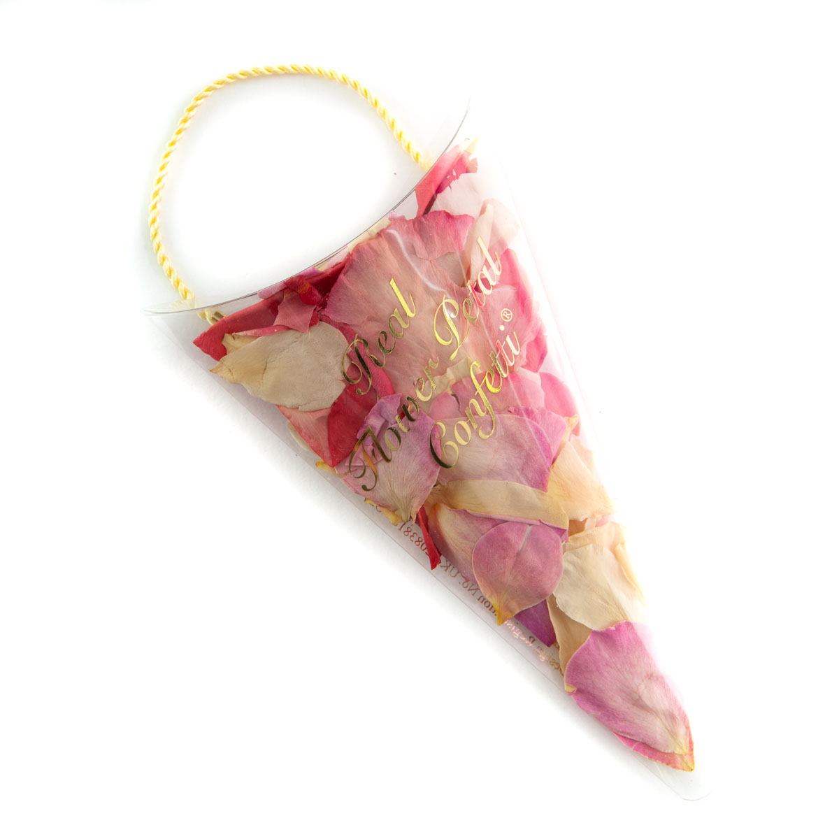 Biodegradable Confetti - Bright Pink Mix Rose Petals - Petal Sachet