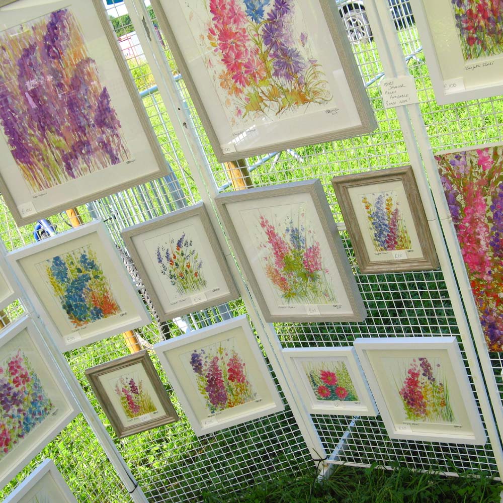 IMG_3393-001 Work by artist Hayley Reynolds in The Confetti Flower Field 2019