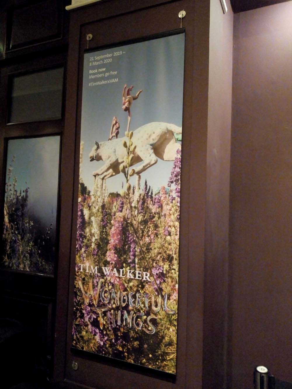 Advertising poster for the Tim Walker Wonderful Things featuring The Confetti Flower Field Advertising poster for the Tim Walker Wonderful Things featuring The Confetti Flower Field