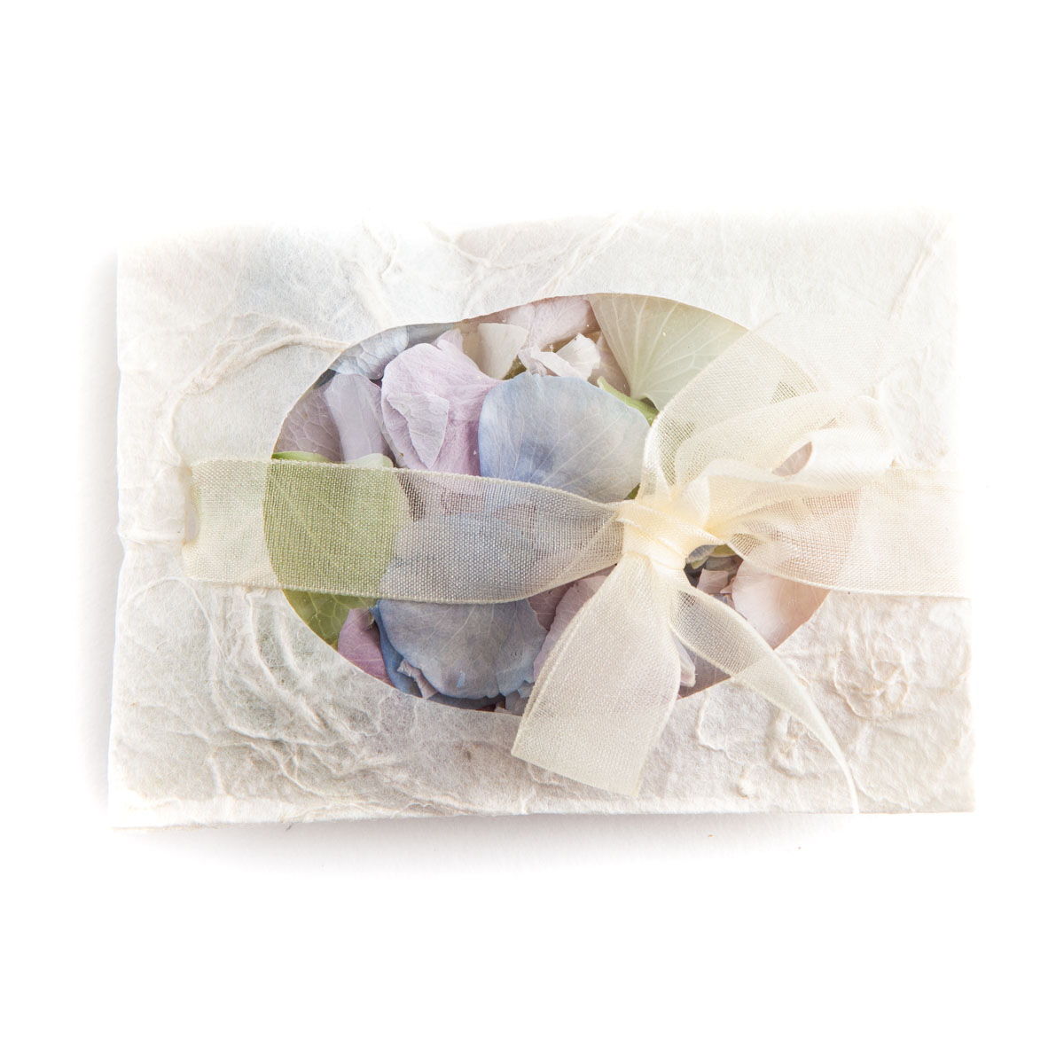 Envelope of Hydrangea Petal Confetti
