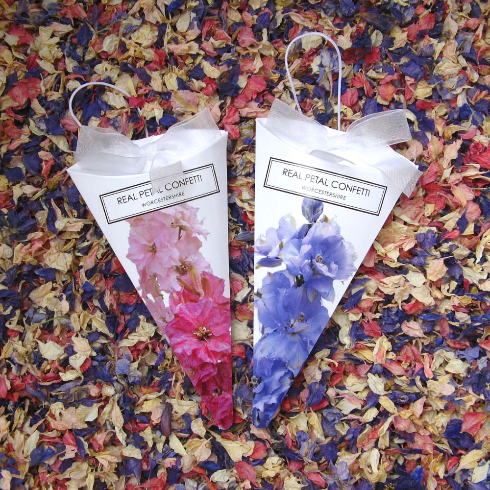 Biodegradable WEDDING CONFETTI Rainbow Paper Confetti Packets Bags Flutter Fall 
