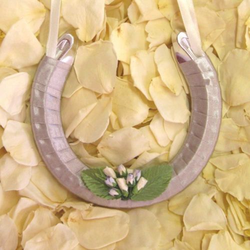 traditional silver horseshoe