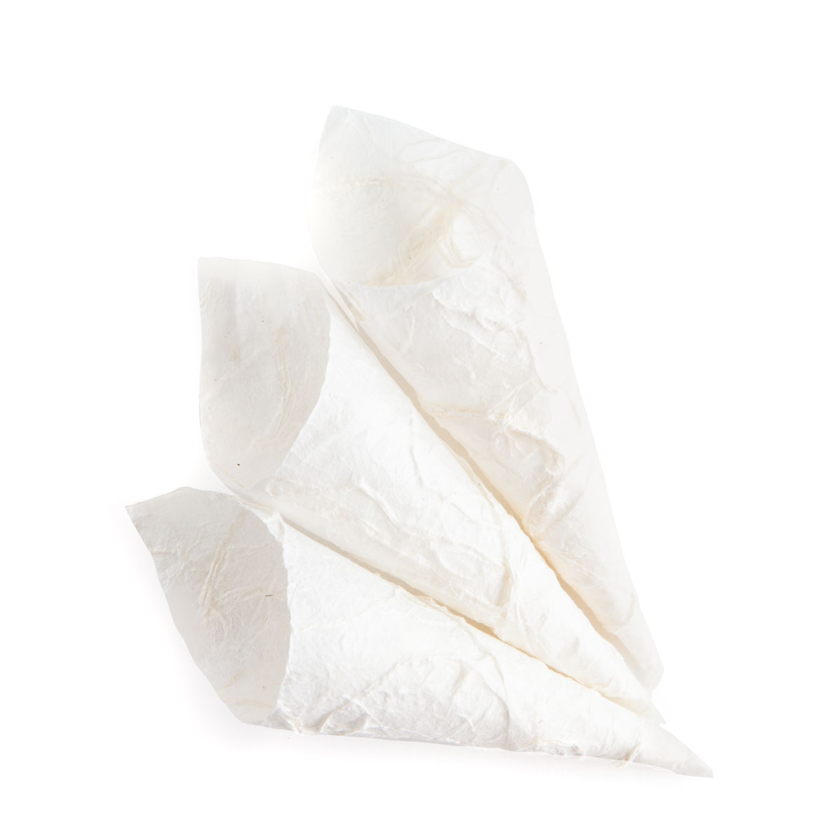 textured paper confetti cones