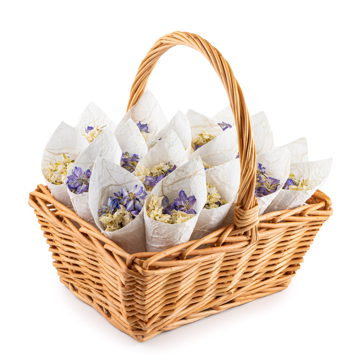 Pre-Mixed: Azure Blue & Ivory Delphinium Flowers - Image 8