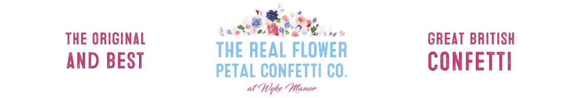 Real Flower Petal Confetti Co Logo