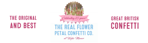 Real Flower Petal Confetti Co Logo
