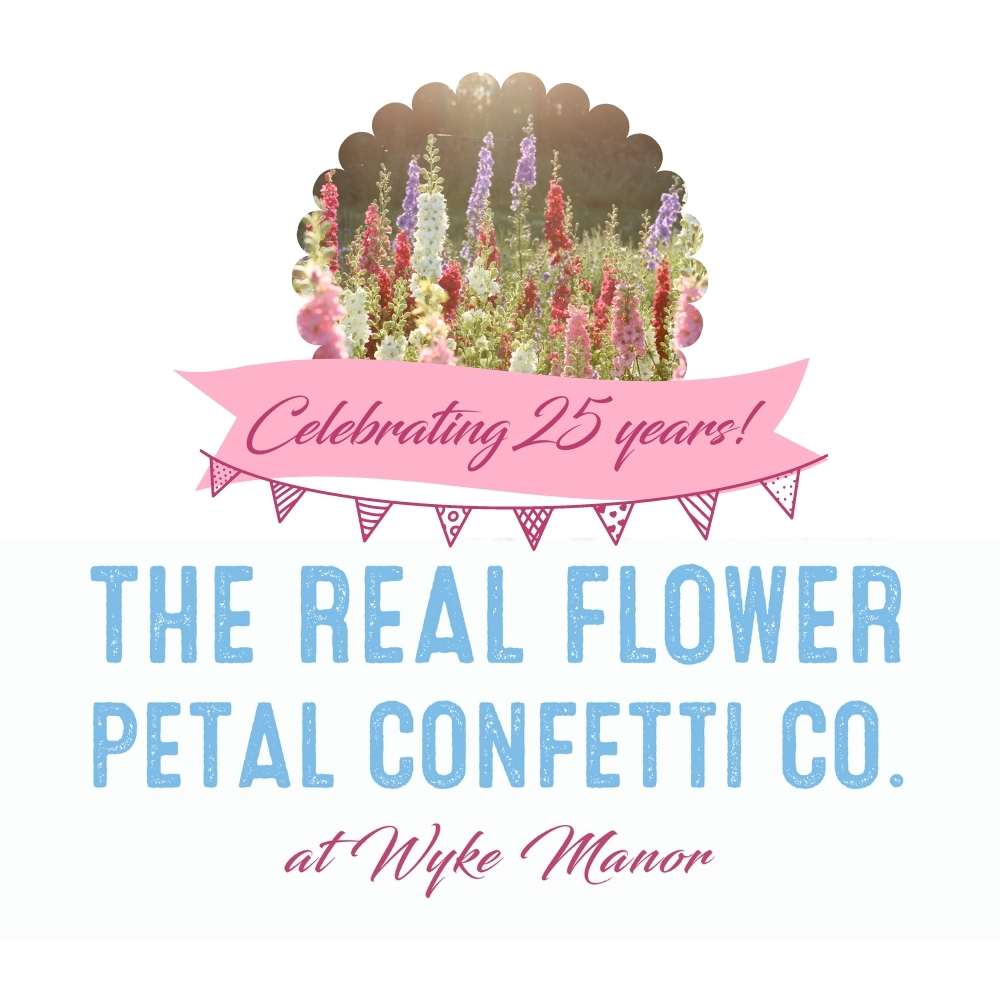 celebrating 25 years of real flower petal confetti